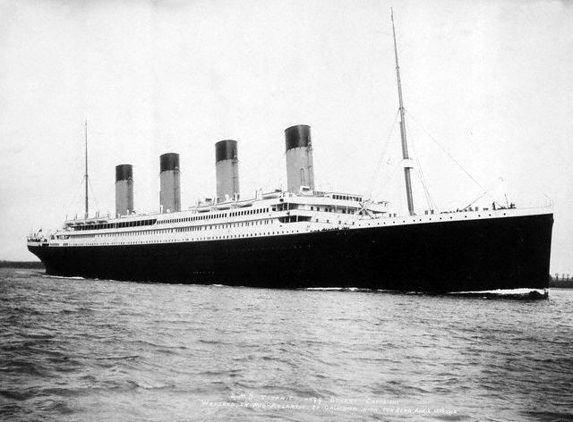 Titanic leaving Southampton April 10th 1912 Titanic leaving Southampton April 10th 1912