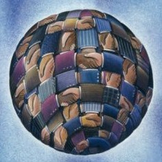 globe of hands